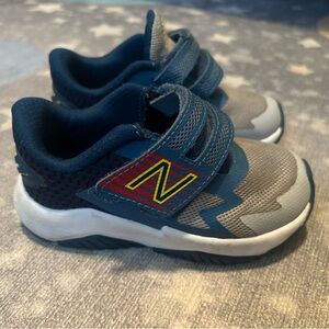 New Balance Kids' Navy and Gray Sneakers